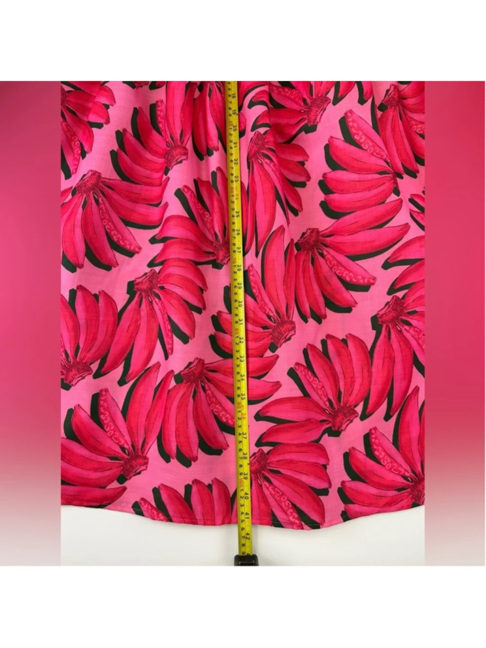 pink banana Maxi skirt Size XS Tropical Resortwear Maximist Dopamine dressing